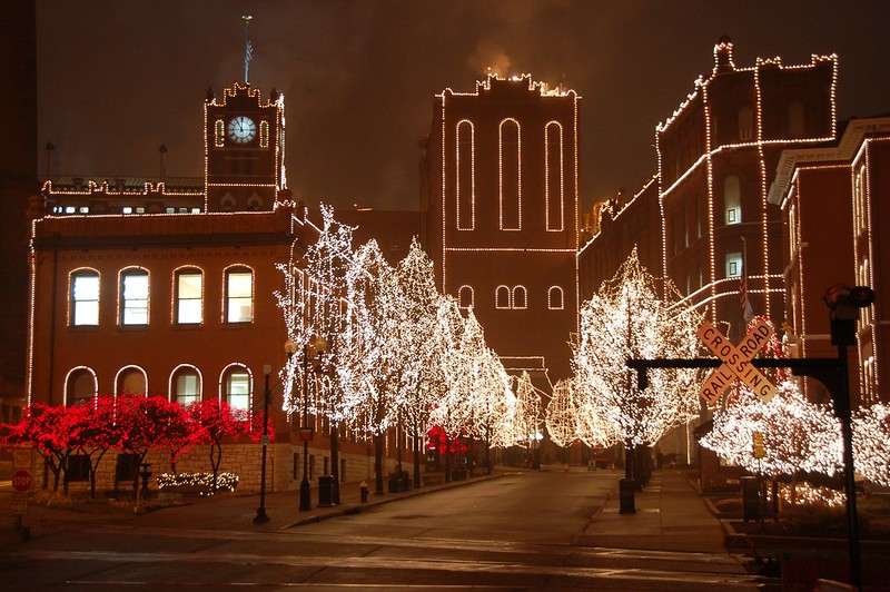 Anheuser Busch Christmas lights