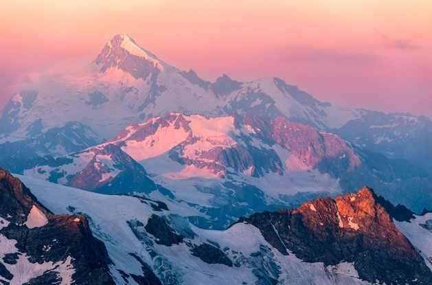 Majestic Peaks of the Swiss Alps 