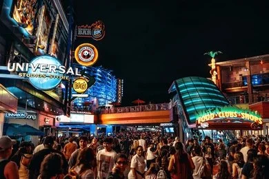 Universal City Walk at Night