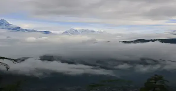 Himalayan ranges seen from Bandipur