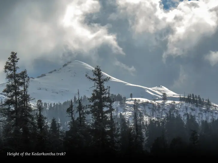 What is the Height of the Kedarkantha trek | Best time to Visit Kedarkantha Trek