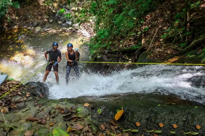 Costa Rica Adventures Abseiling Waterfall