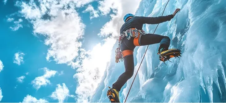 Ice Climbing: Scaling Frozen Waterfalls