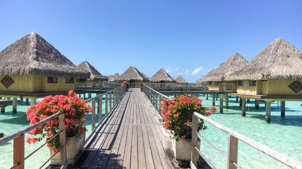 Accommodation options at Bora Bora vs Maldives