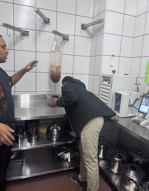 (Yep, that’s pureed heart just a dripping right there)