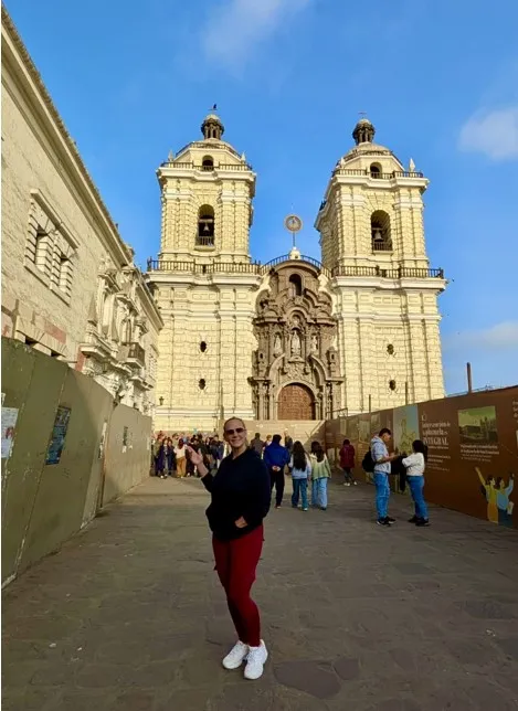 beautiful church in lima