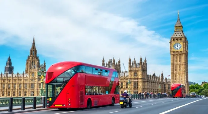 luxury bus in london